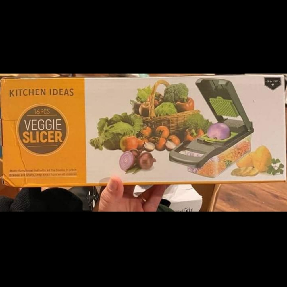 16-In-1 Vegetable Fruit Chopper Cutter Food Onion Veggie Dicer Slicer Kitchen